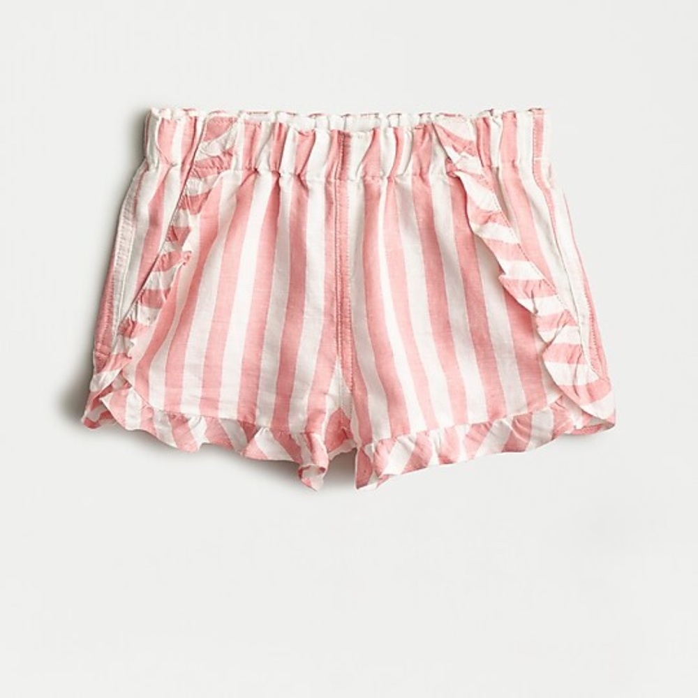 J Crew Girls Ruffle Pull-On Shorts NWT